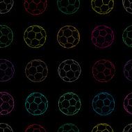 Color contours of soccer balls N2