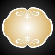 Royal background card for design