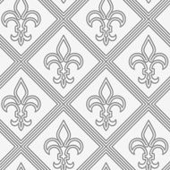 Perforated double countered Fleur-de-lis N2