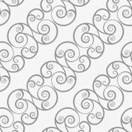 Perforated diagonal spiral flourish shapes N2