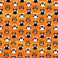 Halloween Owls Pattern