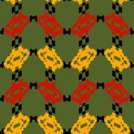 Tribal Mexico seamless texture Vector illustration N2