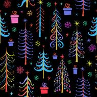 Seamless Christmas pattern N81