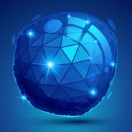 Plastic pixilated dimensional complicated object synthetic