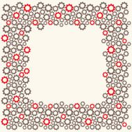 Template frame with pattern background Vector illustration N4