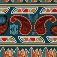 Tribal seamless ethnic pattern vector illustration N2