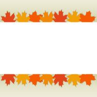 Autumn Leaves Border N6