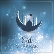 Eid Mubarak - Moon in the Sky N2