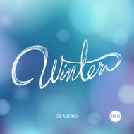 SEASONS WINTER bokeh background N2