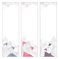 Set of geometric banners N4