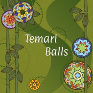 Temari Balls Background N2