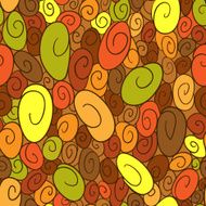 Seamless background of scrollwork N2