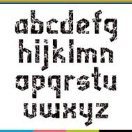 Sans serif decorative font N5