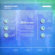 Abstract vector watercolor background N6