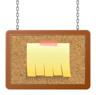 Bulletin board Vector Illustration N2
