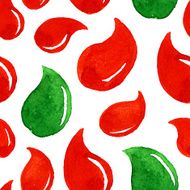Abstract seamless pattern with watercolor drops N2