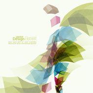 Angular geometric color shape N4