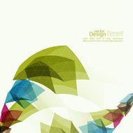 Angular geometric color shape N5