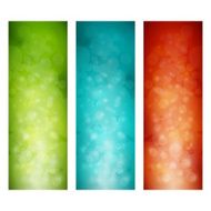 Set of Colorful Vertical Banners