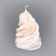 cream cake or ice vector N2