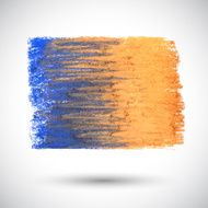 Brush Orange Blue