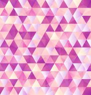 Pink vector abstract triangle vintage background