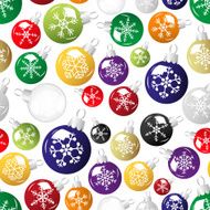 shiny christmas decoration with snowflake seamless pattern eps10 N2