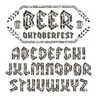 Sans serif decorative font N6