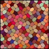 abstract background consisting of brown geometrical shapes N2