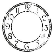 Vector vintage clock N10