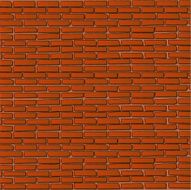 Red brick wall background Vector illustration N2