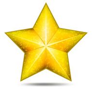 Grunge star icon