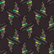 Halloween Witch Hat Seamless Pattern N2