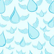 Seamless winged drops N2