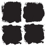 Vector Set of Sketch Grunge Dirt Overlay Texture