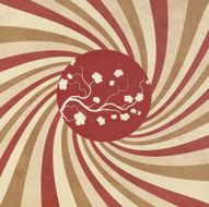 Striped Japanese Background N2