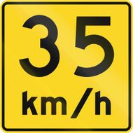 Speed Limit 35 Kmh In Canada