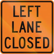 Left Lane Closed in Canada