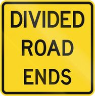 Divided Road Ends In Canada