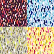 Vector colorful tiles Abstract seamless pattern N2