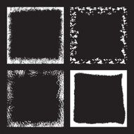 Grunge frame set vector template N2