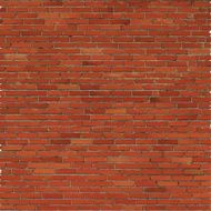 Brick wall red relief texture with shadow