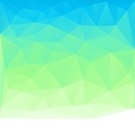 Blue white and green polygonal mosaic background N2