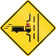 Fire Truck Entrance in Canada