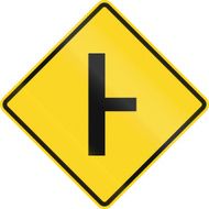 Intersection Ahead In Canada N3