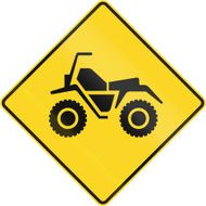 ATV Crossing Sign in Canada N2