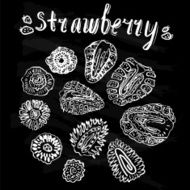 Strawberry hand drawn vector illustration N5