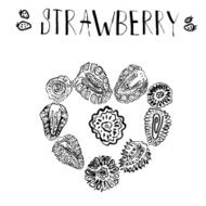 Strawberry hand drawn vector illustration N6
