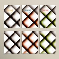 Vector set of simple beautiful line patterns N2