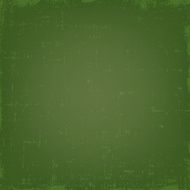 Vintage green grunge vector texture or background with gradient